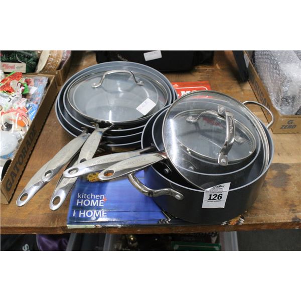 Grill Mats, Green Pan, Sauce/Fry Pans