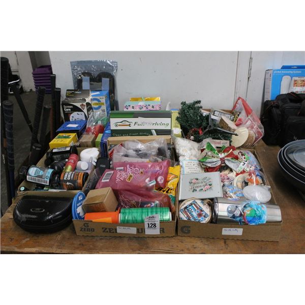 Large Lot Asst. Home Goods, Personal Care Items Shavers, Screen Care, Vitamins, Décor