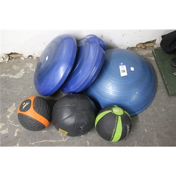 Step Exerciser, Weight Balls