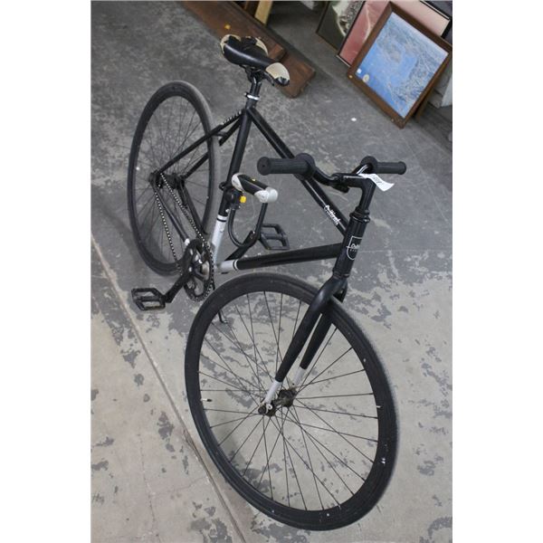 Critical Black Road Bike