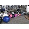 Image 3 : Asst. Light Weight Dumbbells, Kettle Bells