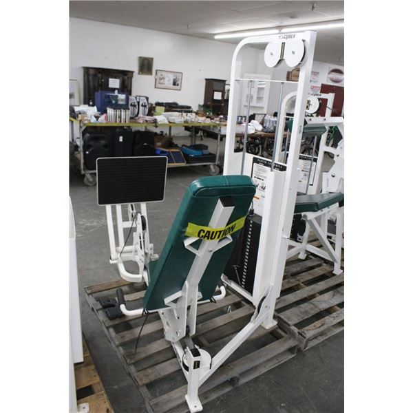 Cybex Seated Leg Press Stack Weight Exercise Machine - Broken Cable