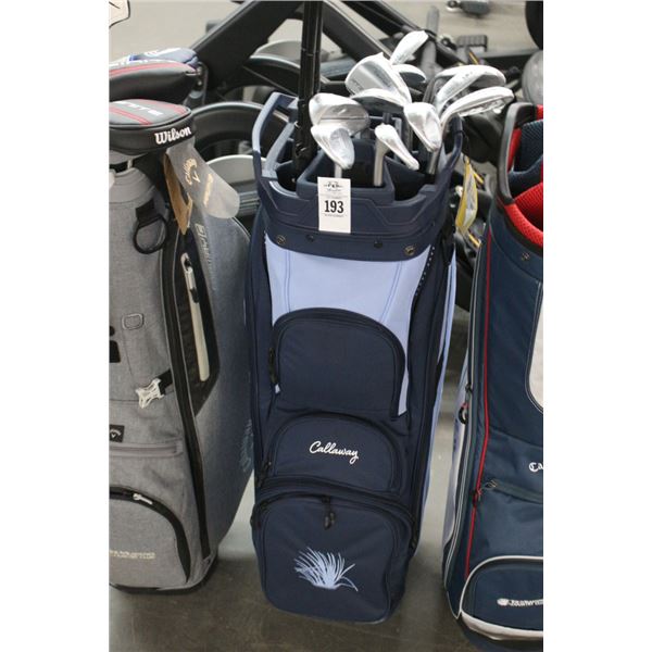 Callaway Golf Bag w/Mid Irons - NEW
