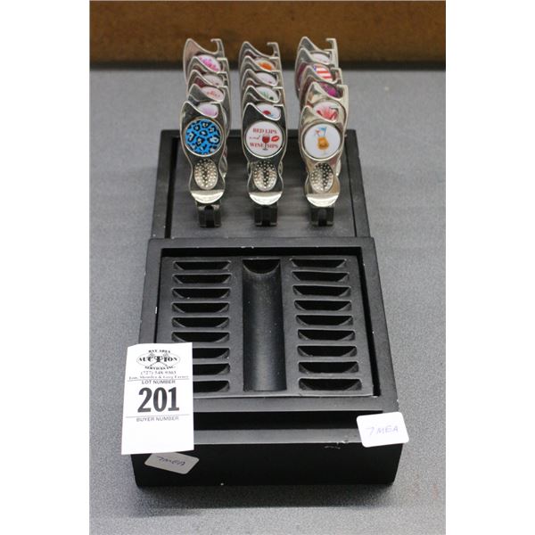 Bottle Opener Ball Markers w/Display - 15