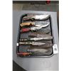 Image 1 : 6-Custom Knife w/Sheath - 6 X $
