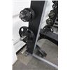 Image 2 : Matrix Squat/Bench Press Exercise Unit w/Bench, Asst. Plate Weights