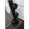 Image 3 : Matrix Squat/Bench Press Exercise Unit w/Bench, Asst. Plate Weights