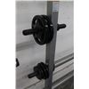 Image 3 : Hoist Multi Use Rack w/Pull Up Bars, Squat Rack, Stand w/Asst. Plate Weights