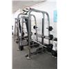 Image 6 : Hoist Multi Use Rack w/Pull Up Bars, Squat Rack, Stand w/Asst. Plate Weights