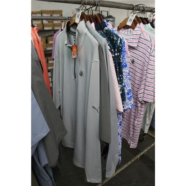 9-Men's Asst. Golf Shirt/Jacket - 9 X $