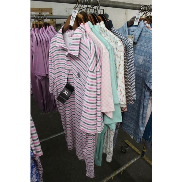 10-Men's Asst. Golf Shirts - NEW - 10 X $