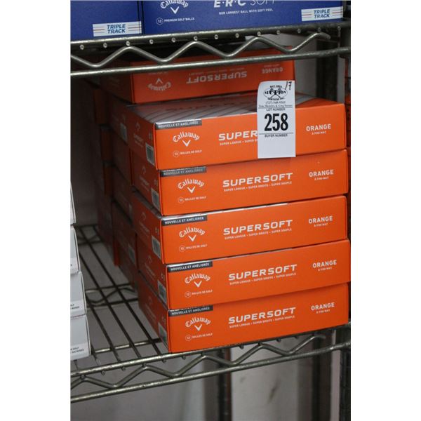 17-Callaway Super Soft Orange Golf Balls - Dozen - 17 X $