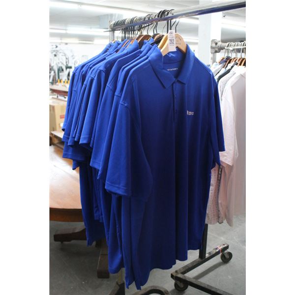 25-Meadows Blue Golf Polos - 25 X $
