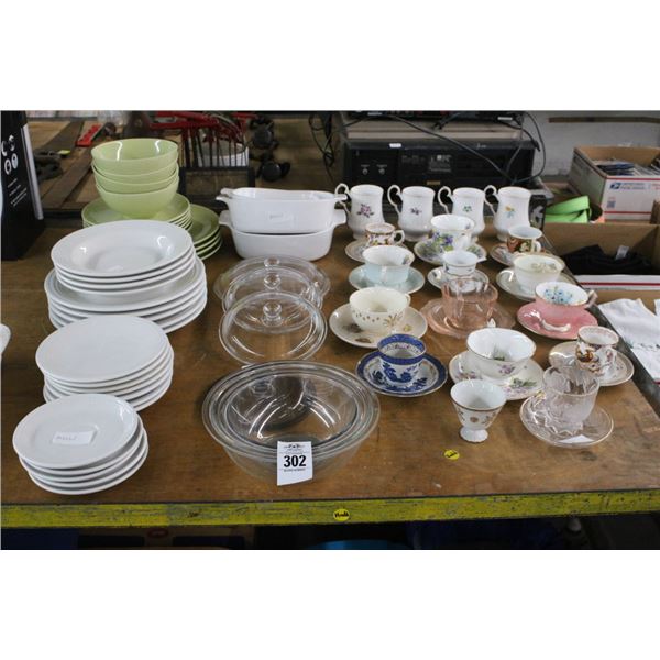 Cups, Saucers, Fiestaware, Bakeware
