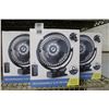 Image 1 : 3-Rechargeabble Clip On Fans - 3 X $