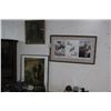 Image 1 : Dali Framed Poster w/Autographed Western Art, Portrait