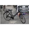 Image 1 : Hyper Black E Bike w/Basket - Condition Unknown