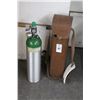 Image 1 : Oxygen Tank w/Leather Carry Bag