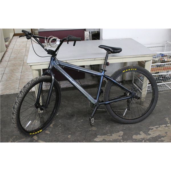 Black Fat Tire Mountain Bike