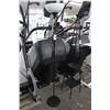 Image 1 : Black Floor Model Flex Boom Torchier Lamp