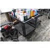 Image 1 : Rubbermaid Black Storage Cart