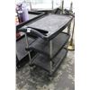Image 1 : Metro Black 3 Shelf Storage Cart