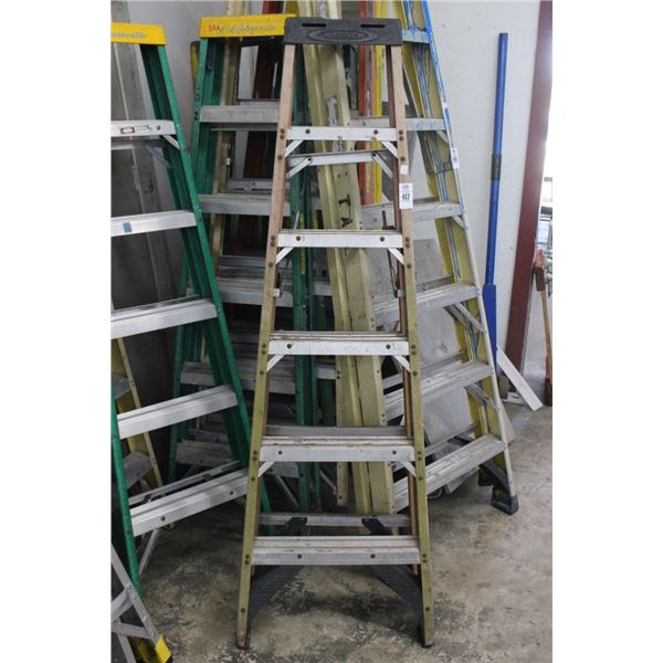 Werner Orange 6'  FG Stepladder