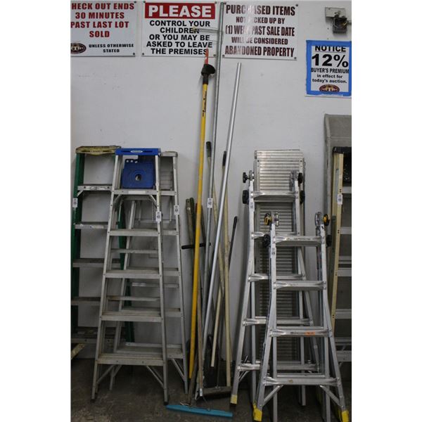 Asst. Yard/Maintenance Tools Telescoping Poles