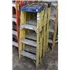 Image 1 : 4-Yellow 4'  FG Stepladders - 4 X $
