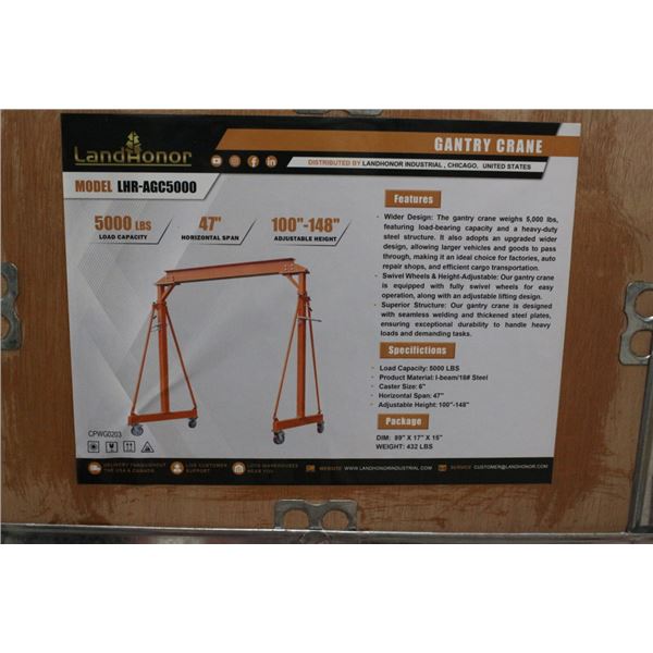 Landhonor Gantry Crane - LHRAGC5000