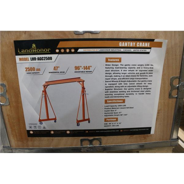 Landhonor Model Gantry Crane - LHRAGC2500