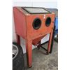 Image 1 : Red Rolling Blast Cabinet