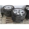 Image 1 : Razor Alloys Custom Truck Rim Tires - Set of 4   5 Lug