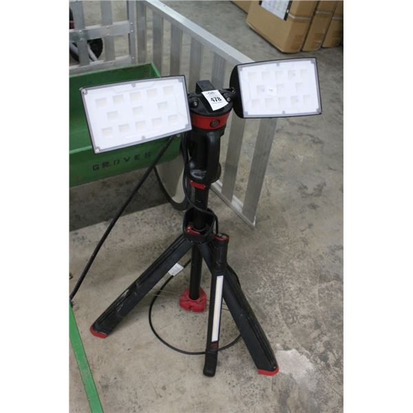 LED Tripod Flood Light w/Drop Light
