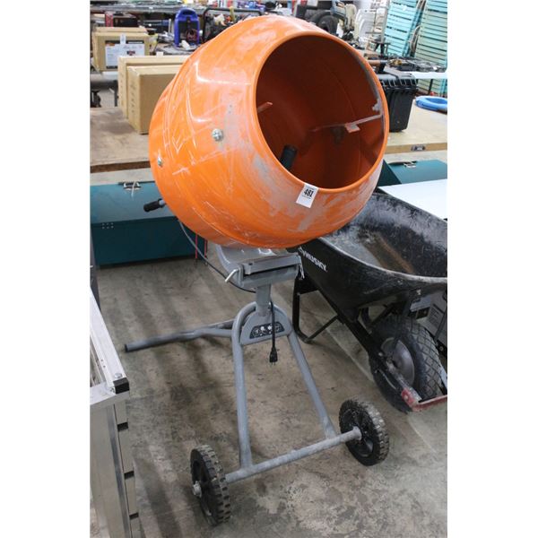 Electric Rolling Concrete Mixer