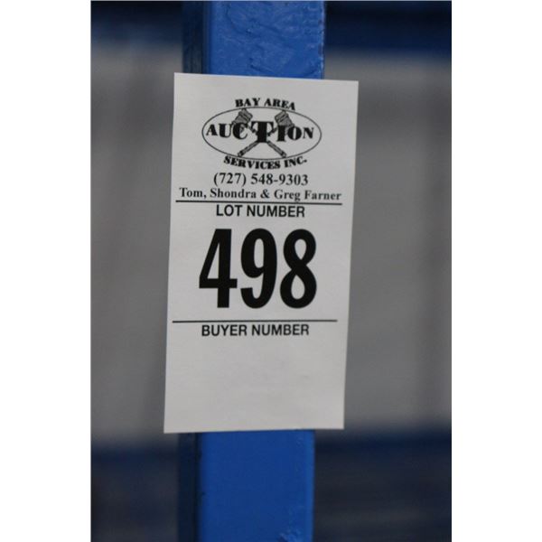 4-Blue Metal Wire Storage Racks - 4 X $