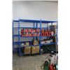 Image 2 : 4-Blue Metal Wire Storage Racks - 4 X $