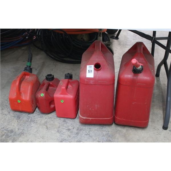 Asst. Gas Cans - 5