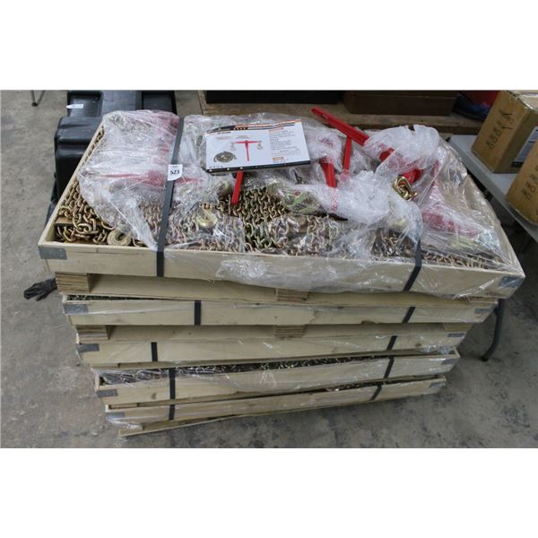 Landhonor  5400 LB. Ratchet, Binders G70 Chains - 24 Pc Kit - LHRRC5400