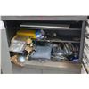 Image 2 : Metal Rolling Shop Cabinet w/Asst. Supplies
