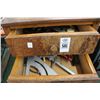 Image 3 : Vintage 3 Drawer Tool Cabinet, Asst. Tools, Vinyl Albums