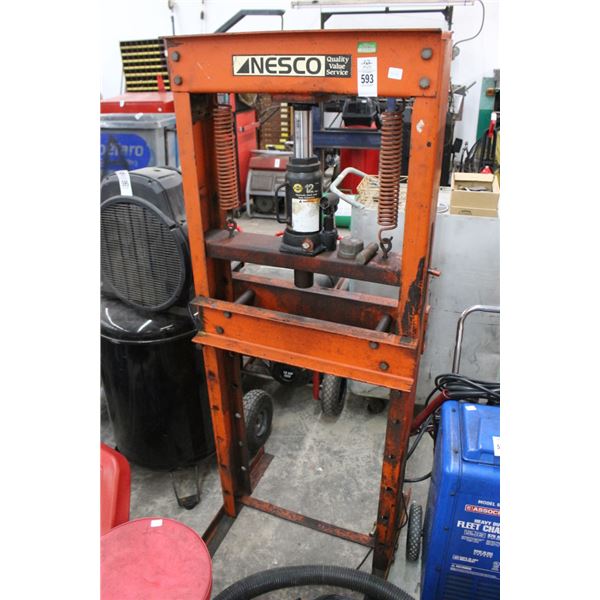 Nesco  12 Ton  H Frame Press