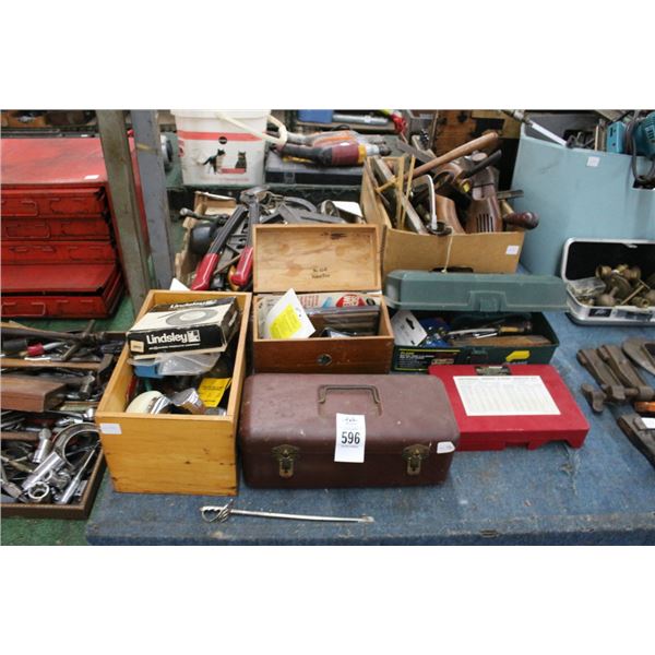 Large Lot Asst. Hand Tools, Shoe Forms, Some Vintage Tools, O Ring Kit