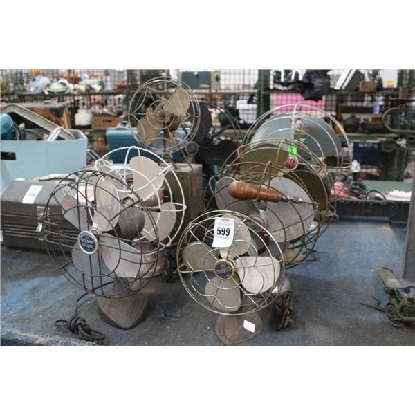 8-Vintage Fans - 8 X $