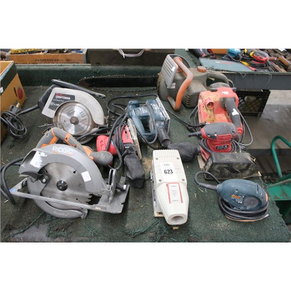 Circular Saws, Sanders, Electric Chainsaw, Accessories