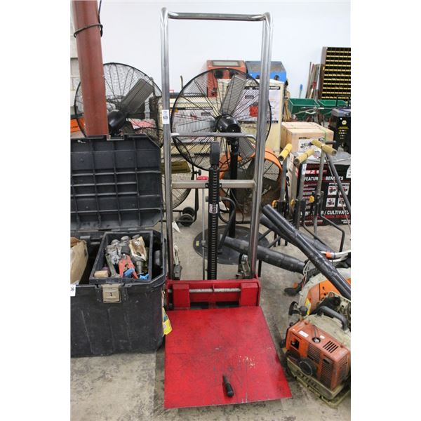 Dayton Hydraulic Lift 880 LB Cap - 4ECW7
