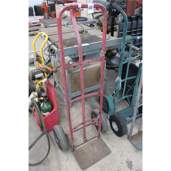 Red Hand Tire Hand Truck