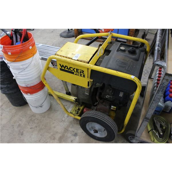 Wacker PTS4 Gas Trailer Mount Pump