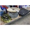 Image 2 : Heavy Duty Wire Rope Spool, Husky Knee Pad, Tie Down Strap