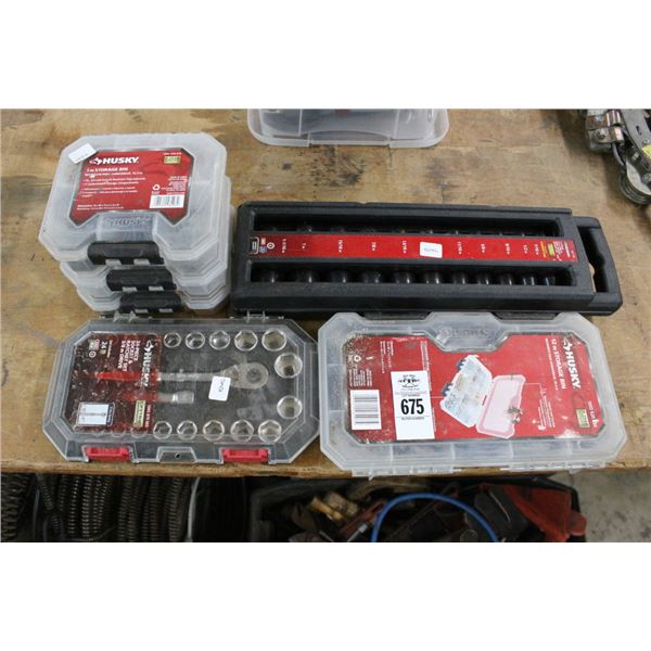 Impact Sockets, Socket Sets, Storage Bin w/Hardware